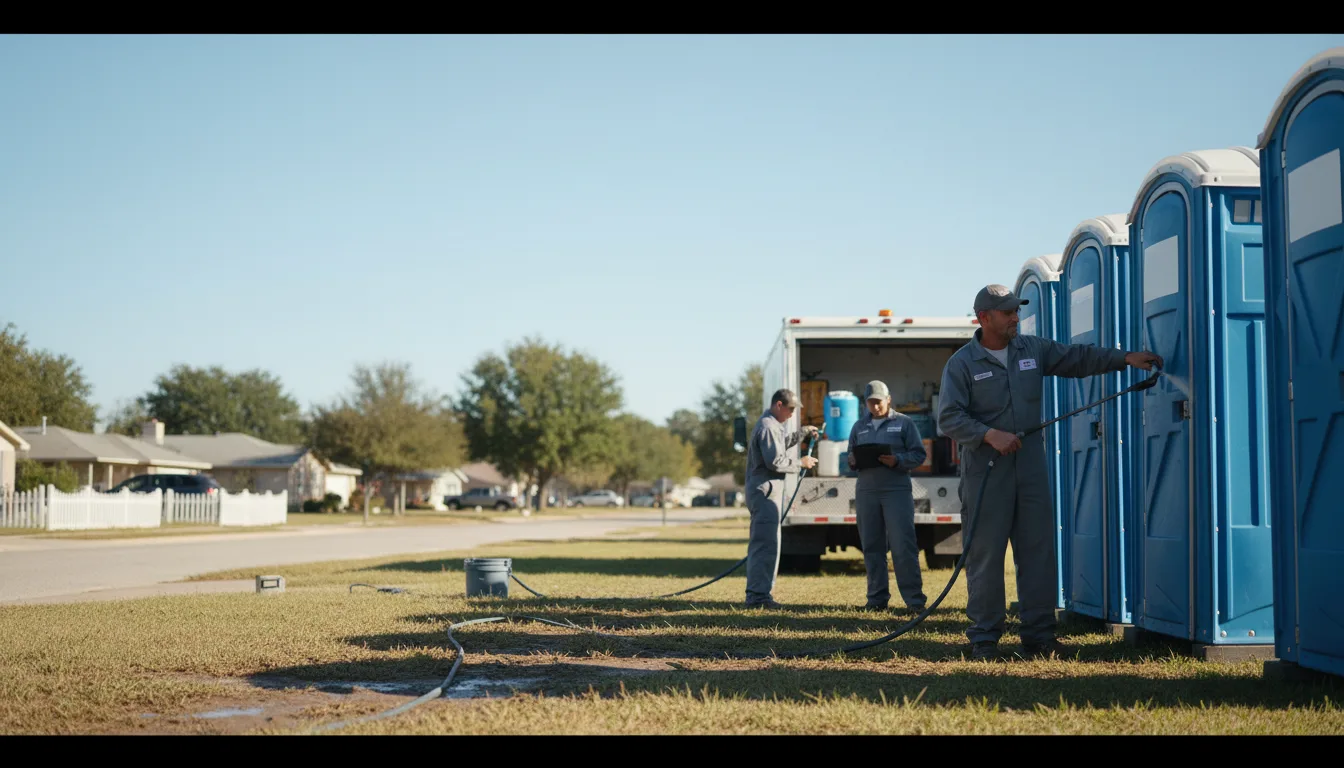 Long-Term Portable Toilet Rental in Aurora, OH near me